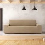 Κάλυμμα για Τετραθέσιο καναπέ Διπλής Ελαστικότητας Newhome Jaz 01 μπεζ