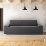 Κάλυμμα για Τετραθέσιο καναπέ Διπλής Ελαστικότητας Newhome Jaz 16 ανθρακί