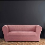Κάλυμμα για Τριθέσιο καναπέ τύπου Chesterfield-Klippan Διπλής Ελαστικότητας Newhome Jaz 02 ροζ