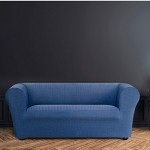 Κάλυμμα για Τριθέσιο καναπέ τύπου Chesterfield-Klippan Διπλής Ελαστικότητας Newhome Jaz 03 μπλε