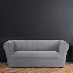 Κάλυμμα για Τριθέσιο καναπέ τύπου Chesterfield-Klippan Διπλής Ελαστικότητας Newhome Jaz 06 γκρι