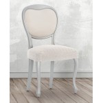 Kάλυμμα για κάθισμα καρέκλας (σετ 2 τεμάχια) NEWHOME Jaz 00 εκρού