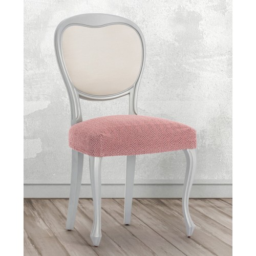 Kάλυμμα για κάθισμα καρέκλας (σετ 2 τεμάχια) NEWHOME Jaz 02 ροζ