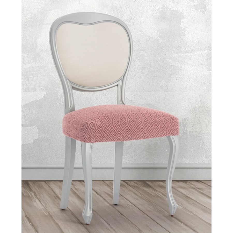 Kάλυμμα για κάθισμα καρέκλας (σετ 2 τεμάχια) NEWHOME Jaz 02 ροζ