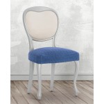 Kάλυμμα για κάθισμα καρέκλας (σετ 2 τεμάχια) NEWHOME Jaz 03 μπλε