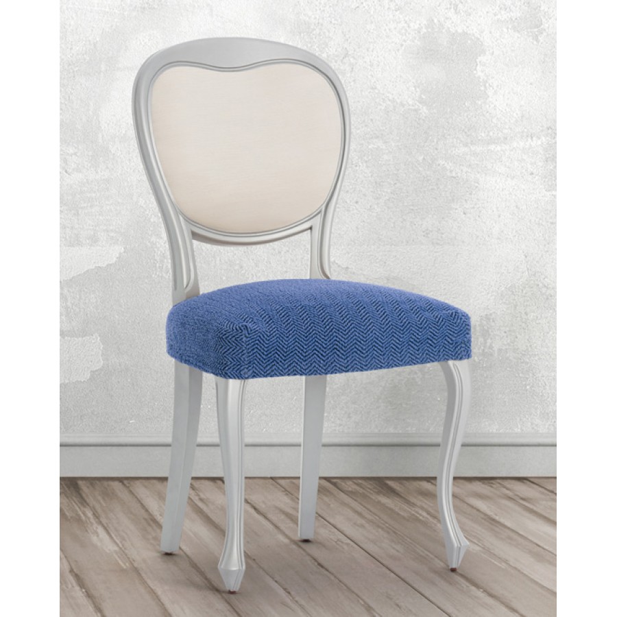 Kάλυμμα για κάθισμα καρέκλας (σετ 2 τεμάχια) NEWHOME Jaz 03 μπλε