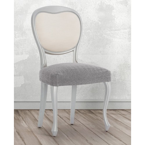 Kάλυμμα για κάθισμα καρέκλας (σετ 2 τεμάχια) NEWHOME Jaz 06 γκρι