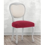 Kάλυμμα για κάθισμα καρέκλας (σετ 2 τεμάχια) NEWHOME Jaz 08 μπορντό