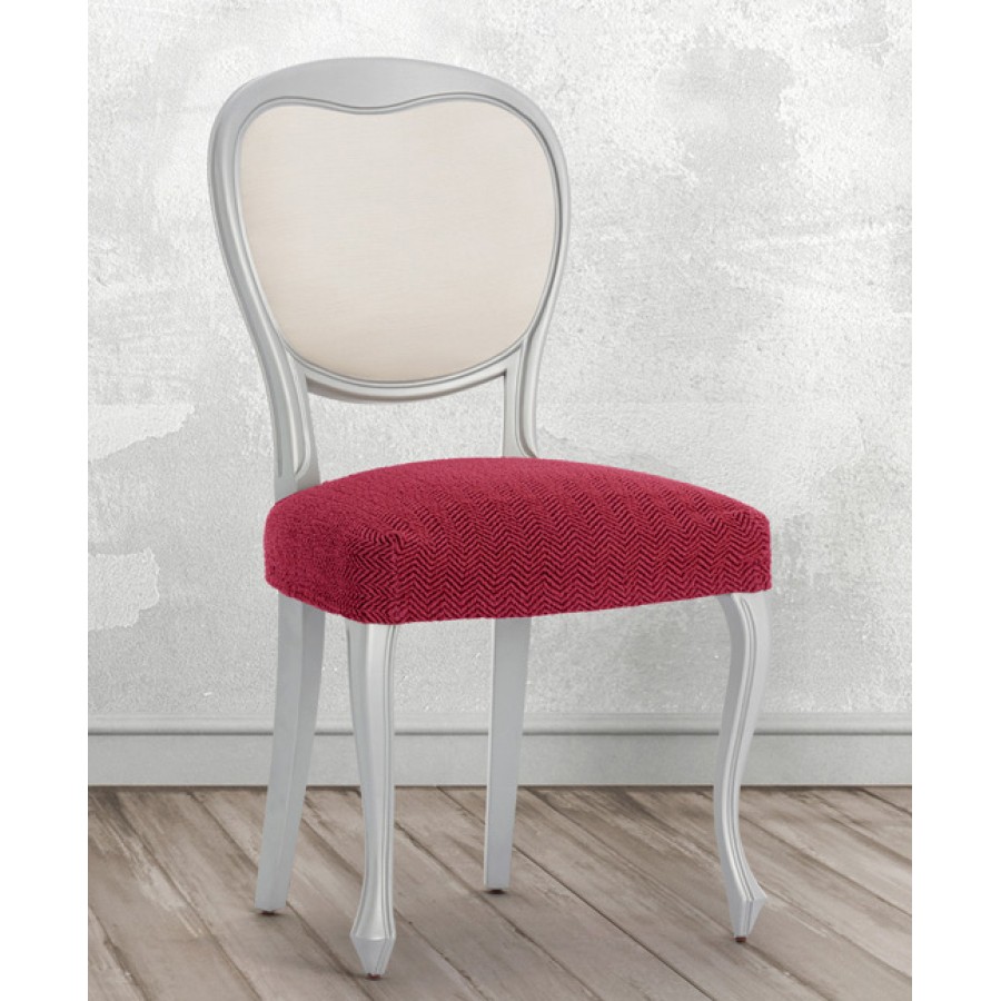 Kάλυμμα για κάθισμα καρέκλας (σετ 2 τεμάχια) NEWHOME Jaz 08 μπορντό