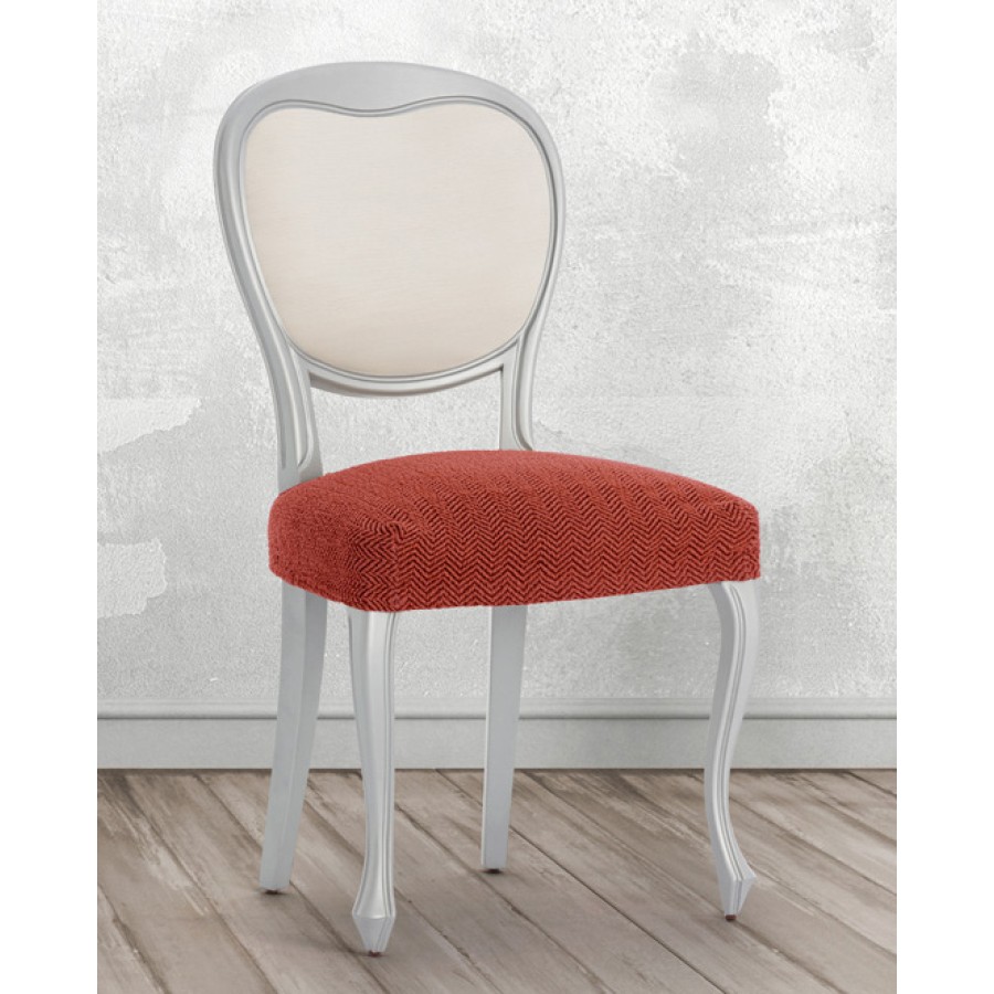 Kάλυμμα για κάθισμα καρέκλας (σετ 2 τεμάχια) NEWHOME Jaz 09 κεραμιδί