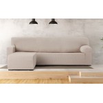 Κάλυμμα γωνιακού καναπέ (250-360) με αριστερό ανάκλιντρο και κοντό μπράτσο Newhome Jaz 11 άμμος