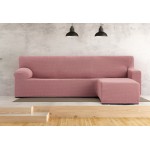 Κάλυμμα γωνιακού καναπέ (250-360) με δεξί ανάκλιντρο με κοντό μπράτσο Newhome Jaz 02 ροζ
