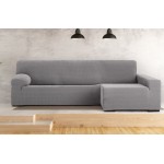 Κάλυμμα γωνιακού καναπέ (250-360) με δεξί ανάκλιντρο με μακρύ μπράτσο Newhome Jaz 06 γκρι