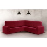 Κάλυμμα Γωνιακού καναπέ (450-600) Διπλής Ελαστικότητας Newhome Jaz 08 μπορντό