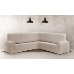 Κάλυμμα Γωνιακού καναπέ (450-600) Διπλής Ελαστικότητας Newhome Jaz 11 άμμος