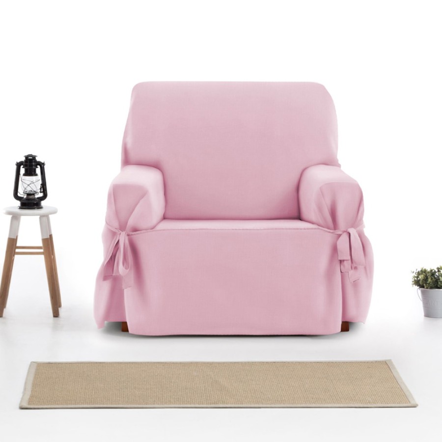 Κάλυμμα για Πολυθρόνα Universal με δεσίματα Newhome Levante 02 Ροζ