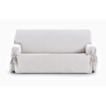 Κάλυμμα για Διθέσιο Καναπέ Universal με δεσίματα Newhome Levante 00 Λευκό