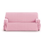 Κάλυμμα για Διθέσιο Καναπέ Universal με δεσίματα Newhome Levante 02 Ροζ