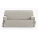 Κάλυμμα για Διθέσιο Καναπέ Universal με δεσίματα Newhome Levante 11 Σκούρο Μπεζ