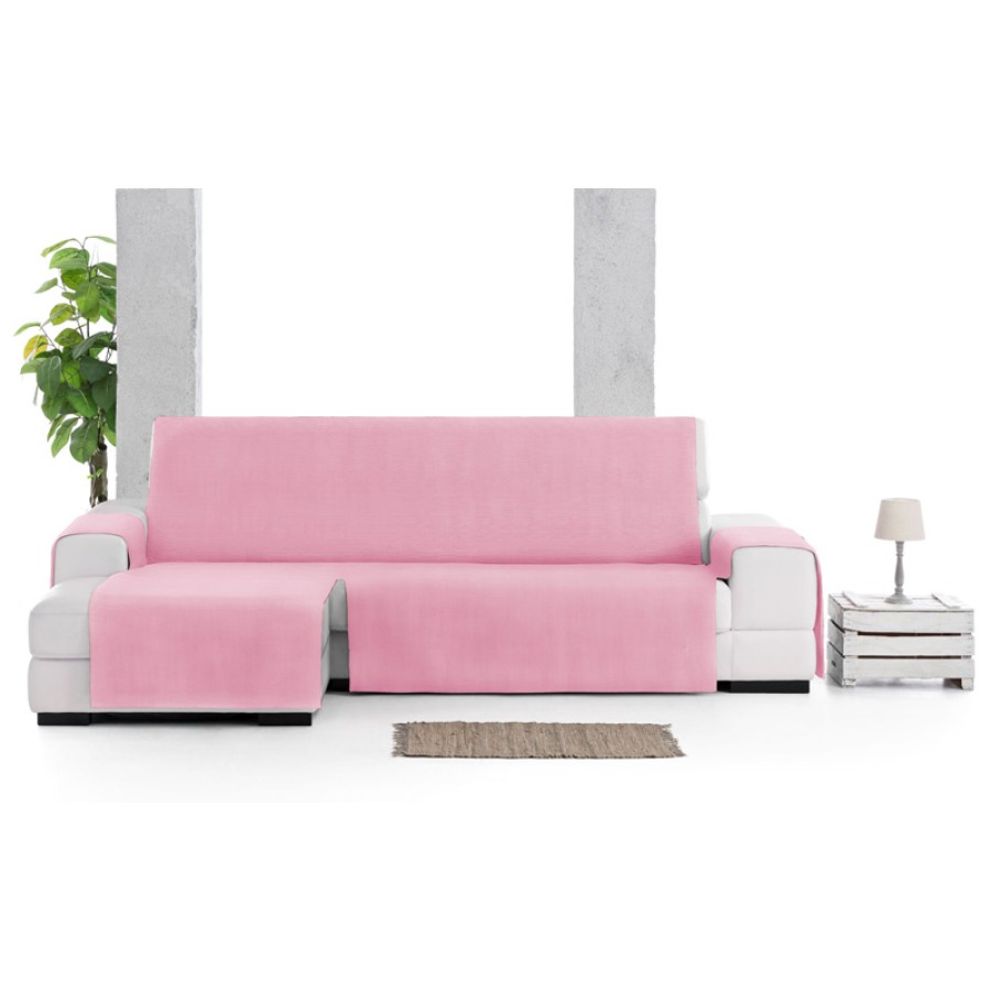 Κάλυμμα Γωνιακού Καναπέ (290) με αριστερό ανάκλιντρο Practica Newhome Levante 02 ροζ