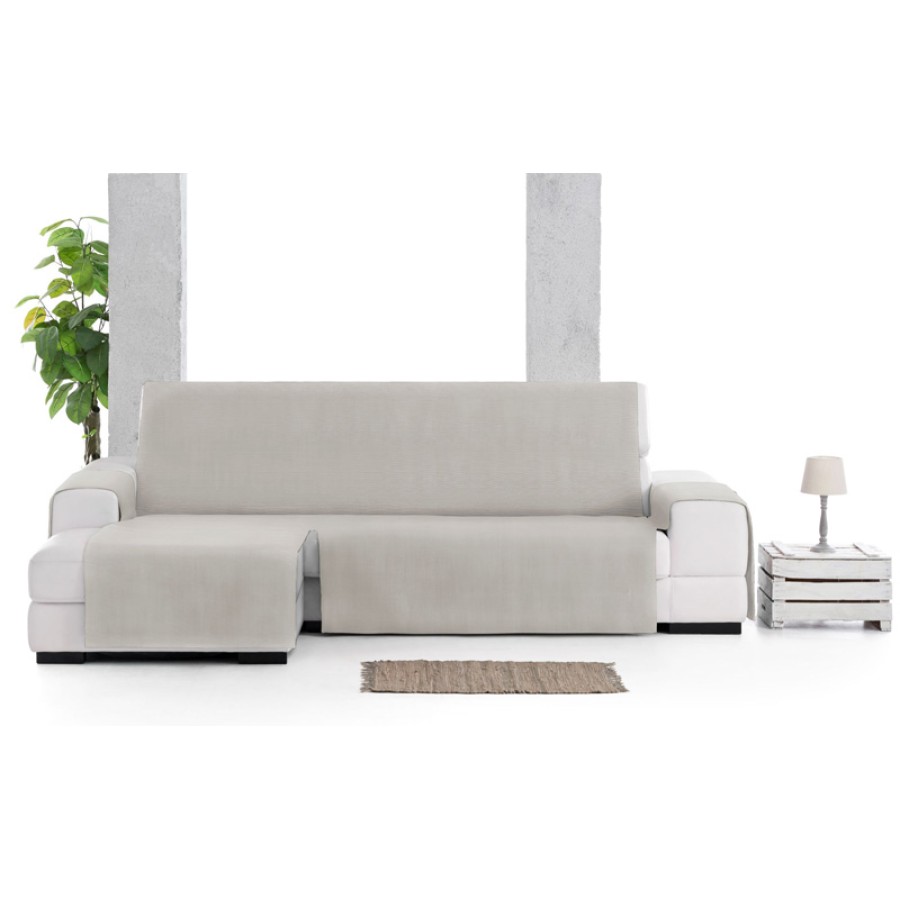 Κάλυμμα Γωνιακού Καναπέ (240) με αριστερό ανάκλιντρο Practica Newhome Levante 11 σκούρο μπεζ