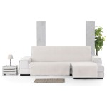Κάλυμμα Γωνιακού Καναπέ (290) με δεξί ανάκλιντρο Practica Newhome Levante 00 λευκό