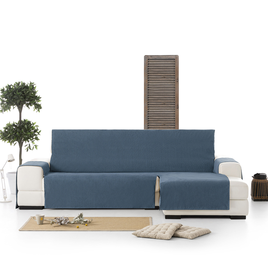 Κάλυμμα Αδιάβροχο Γωνιακού Καναπέ (240) με Δεξί Ανάκλιντρο Practica Newhome Loira Protect 03 μπλε