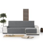 Κάλυμμα Αδιάβροχο Γωνιακού Καναπέ (240) με Δεξί Ανάκλιντρο Practica Newhome Loira Protect 06 γκρι