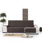 Κάλυμμα Αδιάβροχο Γωνιακού Καναπέ (240) με Δεξί Ανάκλιντρο Practica Newhome Loira Protect 07 καφέ