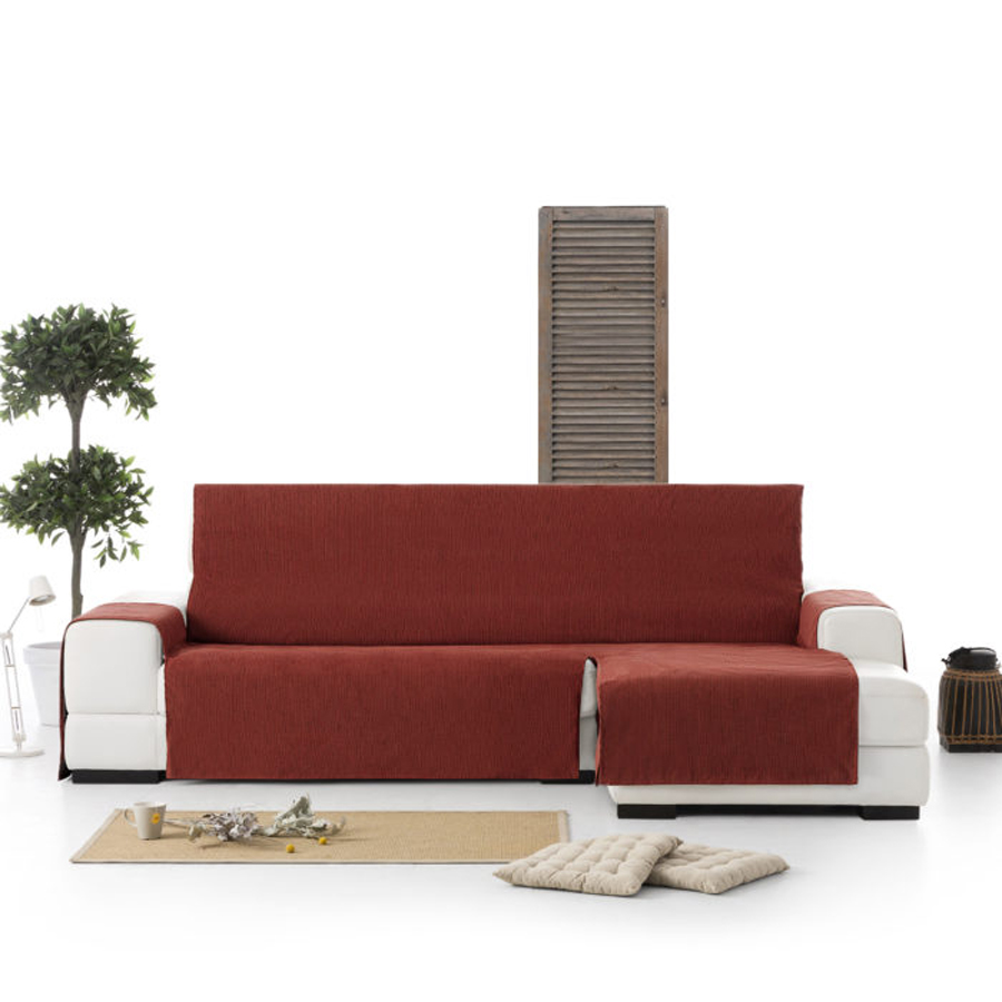 Κάλυμμα Αδιάβροχο Γωνιακού Καναπέ (240)με Δεξί Ανάκλιντρο Practica Newhome Loira Protect 09 κεραμιδί