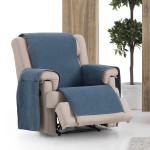 Κάλυμμα Αδιάβροχο Σενίλ για Πολυθρόνα Newhome Loira Protect Practica 03 μπλε