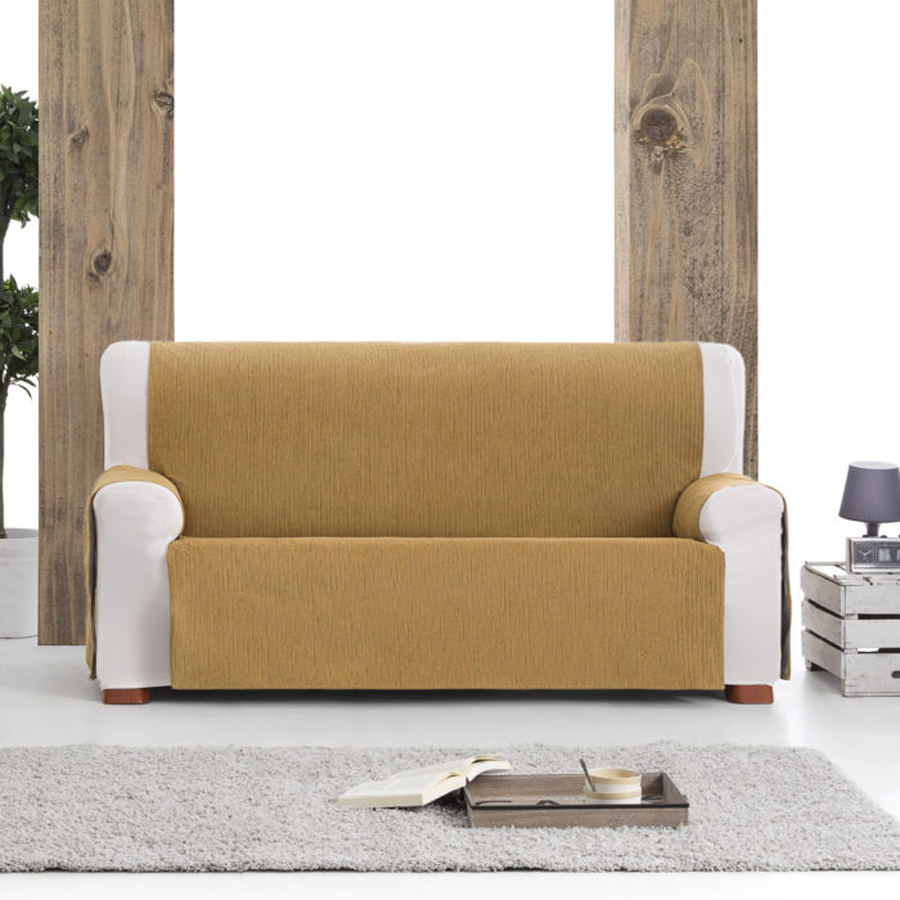 Κάλυμμα Αδιάβροχο Σενίλ για Τριθέσιο Καναπέ  Newhome Loira Protect Practica 05 κίτρινο