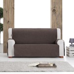 Κάλυμμα Αδιάβροχο Σενίλ για Διθέσιο Καναπέ  Newhome Loira Protect Practica 07 καφέ