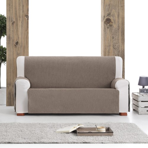 Κάλυμμα Αδιάβροχο Σενίλ για Τριθέσιο Καναπέ  Newhome Loira Protect Practica 11 σκούρο μπεζ