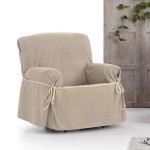 Κάλυμμα Αδιάβροχο για Πολυθρόνα Universal με δεσίματα Newhome Loira Protect 01 μπεζ