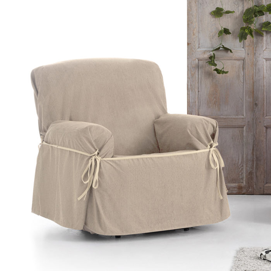 Κάλυμμα Αδιάβροχο για Πολυθρόνα Universal με δεσίματα Newhome Loira Protect 01 μπεζ