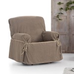 Κάλυμμα Αδιάβροχο για Πολυθρόνα Universal με δεσίματα Newhome Loira Protect 11 σκούρο μπεζ