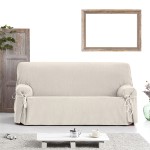 Κάλυμμα Αδιάβροχο για Διθέσιο Καναπέ Universal με δεσίματα Newhome Loira Protect 00 εκρού