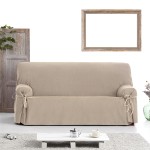 Κάλυμμα Αδιάβροχο για Διθέσιο Καναπέ Universal με δεσίματα Newhome Loira Protect 01 μπεζ