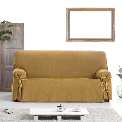 Κάλυμμα Αδιάβροχο για Διθέσιο Καναπέ Universal με δεσίματα Newhome Loira Protect 05 κίτρινο