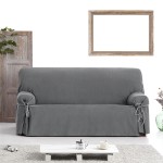 Κάλυμμα Αδιάβροχο για Διθέσιο Καναπέ Universal με δεσίματα Newhome Loira Protect 06 γκρι