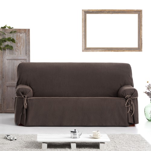 Κάλυμμα Αδιάβροχο για Διθέσιο Καναπέ Universal με δεσίματα Newhome Loira Protect 07 καφέ