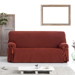 Κάλυμμα Αδιάβροχο για Διθέσιο Καναπέ Universal με δεσίματα Newhome Loira Protect 09 κεραμιδί