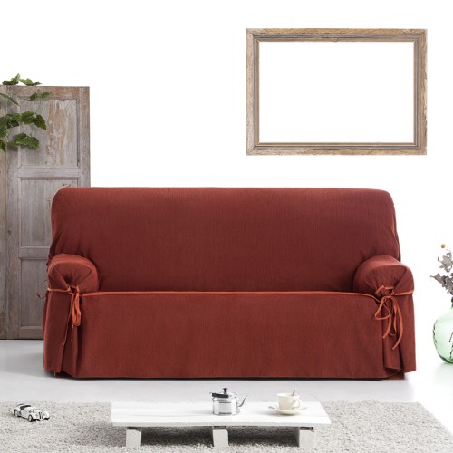 Κάλυμμα Αδιάβροχο για Διθέσιο Καναπέ Universal με δεσίματα Newhome Loira Protect 09 κεραμιδί