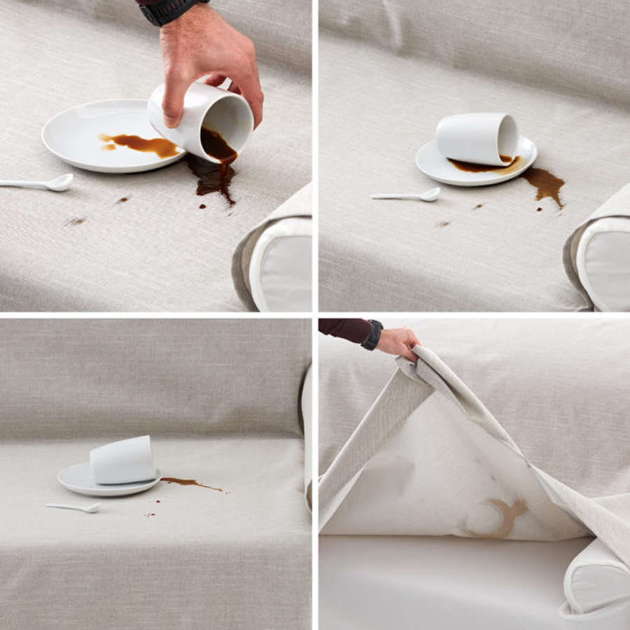 Κάλυμμα Αδιάβροχο Σενίλ για Πολυθρόνα Newhome Loira Protect Practica 06 γκρι