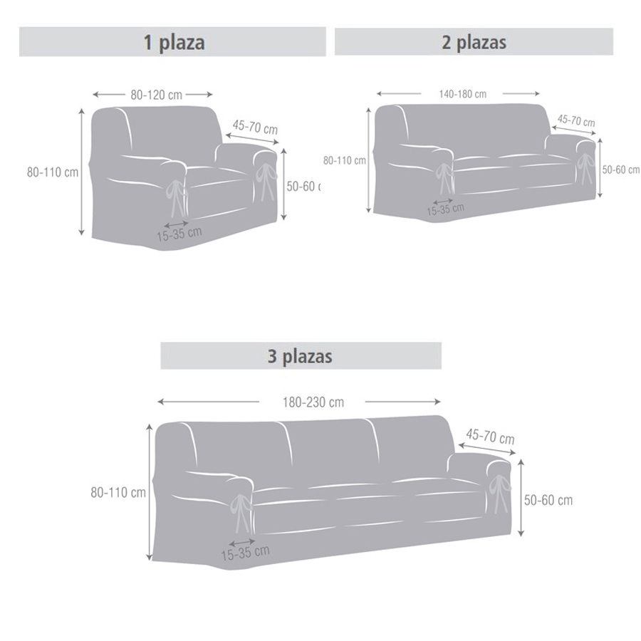 Κάλυμμα Αδιάβροχο για Τριθέσιο Καναπέ Universal με δεσίματα Newhome Loira Protect 01 μπεζ