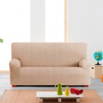 Κάλυμμα για Τετραθέσιο καναπέ Διπλής Ελαστικότητας Newhome Roc 01 Μπεζ
