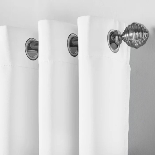 Έτοιμη Κουρτίνα με Κρίκους-Τρουκς (140x260) Ημιδιάφανη Μονόχρωμη Newhome Tulip 1003-1