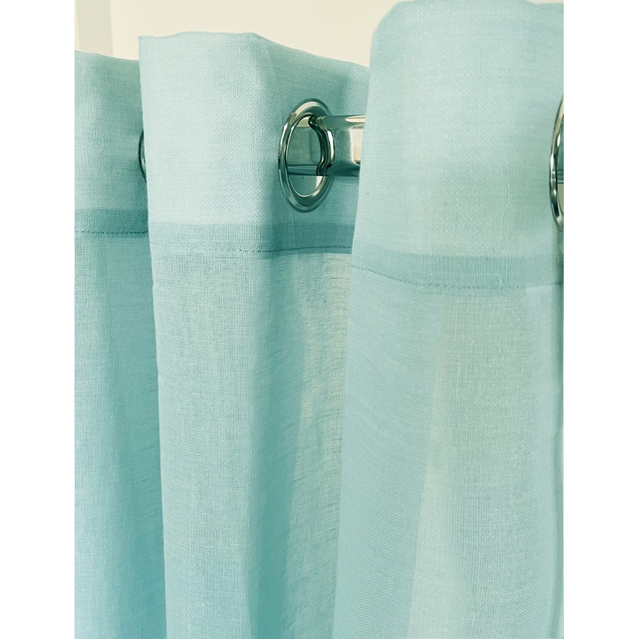 Έτοιμη Κουρτίνα με Κρίκους-Τρουκς (140x260) Ημιδιάφανη Μονόχρωμη Newhome Tulip 1003-52