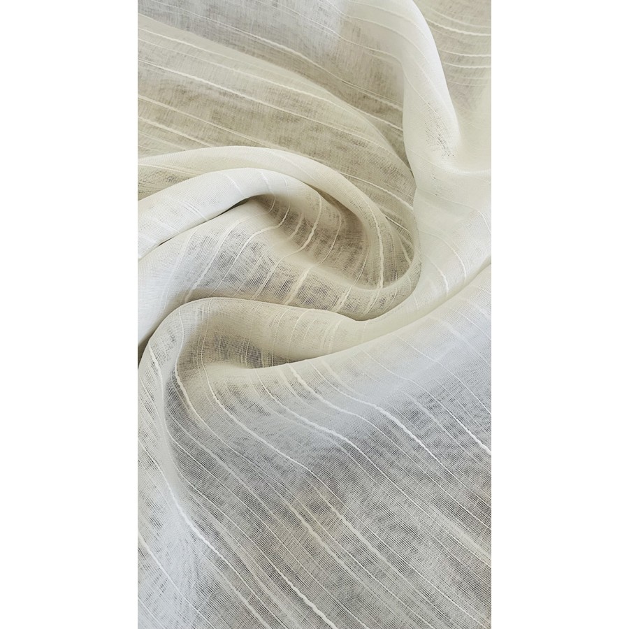 Έτοιμη Κουρτίνα με Κρίκους-Τρουκς (140x260) Ημιδιάφανη Newhome Tulip 1001-27